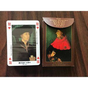 Vtg Set Of French Historical Playing Cards Jeu Des Ducs De Bourgogne - Jeu De 54